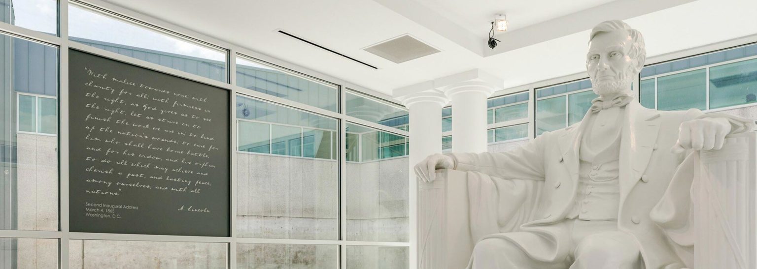 Abe Lincoln Airport architectural canopy